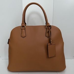The Limited Tan Camel Crossbody Satchel Handbag